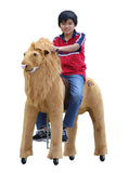 MEDALLION - My Pony Ride On Real Walking Horse for Children 10+ to Adults Or up to 200 lbs in THE KING LION