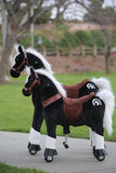 Medallion Ride On Toy Really Walking Horse BLACK KNIGHT - Small Size