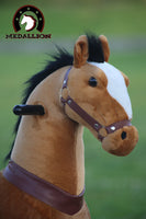 Medallion Ride On Toy Really Walking Horse BROWN - Medium Size