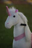 Medallion Ride On Toy Really Walking Horse PINK UNICORN - Small Size