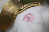 Medallion Ride On Toy Really Walking Horse GOLDEN UNICORN - Small Size