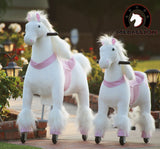 Medallion Ride On Toy Really Walking Horse PINK HORSE - Medium Size