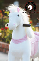 Medallion Ride On Toy Really Walking Horse PINK HORSE - Small Size